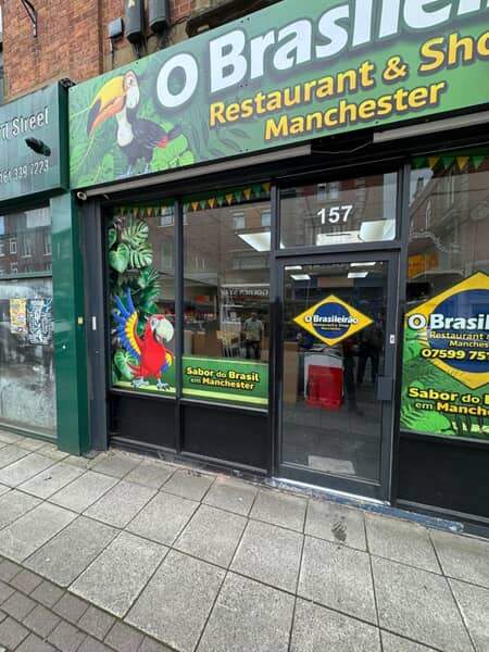 An image of the exterior signage for O Brasileirao.